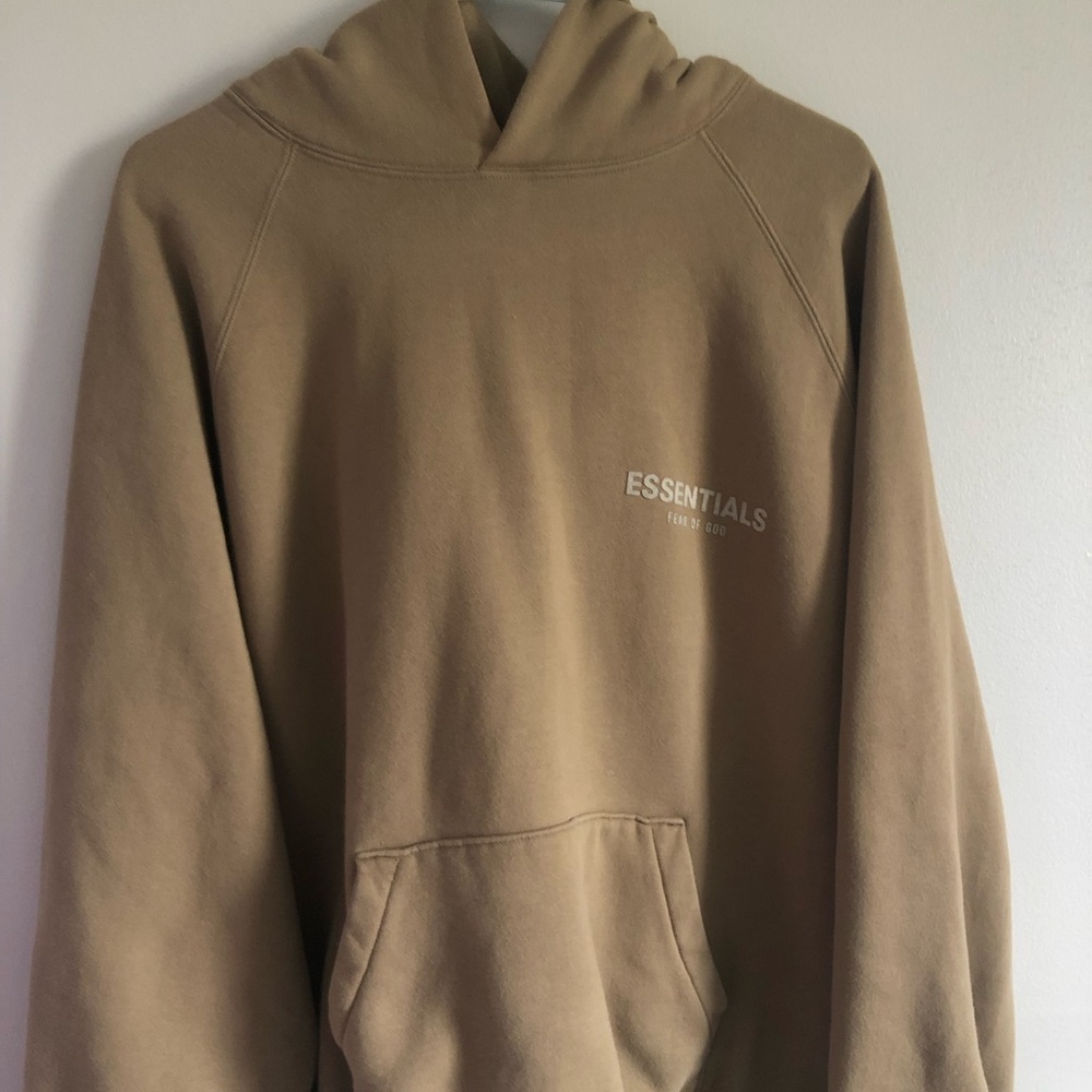 Men’s Essentials hoodie size Large Brown